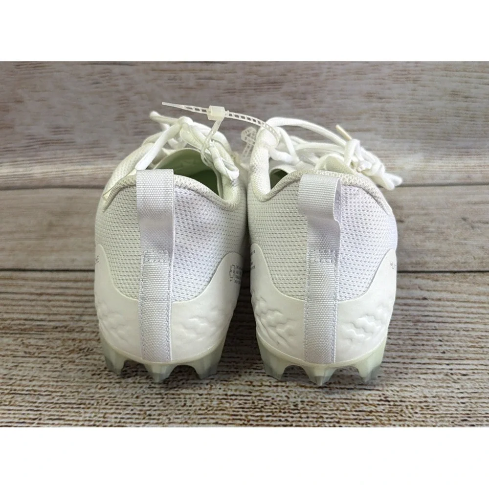 Nike Alpha Huarache 8 Pro White Silver Lacrosse Cleats CW4439-100 Mens 10 NWOB